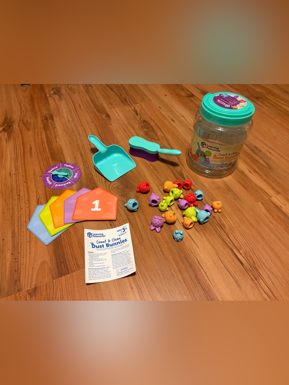 Learning Resources Count & Clean Dust Bunnies Set